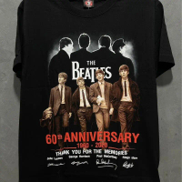 เสื้อยืด Retro Beatles (ฉลาก Rock Yeah) เสื้อผ้าผู้ชาย Cotton 100%
