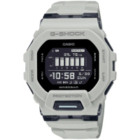 【CASIO 卡西歐】G-SHOCK 手機藍牙連線計步多功能運動錶 情人節 禮物(GBD-200UU-9/速)