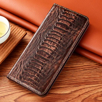 Magnet Genuine Leather Skin Flip Wallet Book Phone Case Cover On For Xiaomi Redmi 12 12C 10 10C 9 9C NFC Redmi12 C A 64/128 GB