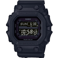 G-SHOCK潮流專屬黑色控日線全黑系列休閒運動錶(GX-56BB-1)/53.6mm