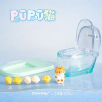 Pupu Cat Toilet Series Series Blind Box Guess Bag Mystery Box Toys Doll Cute Anime Figure Desktop Ornaments Gift Collection