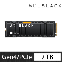 WD 威騰 PS5 副廠周邊 SN850X 2TB M.2 NVMe PCIe Gen4 固態硬碟/含散熱片(WDS200T2XHE)