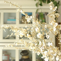 掬涵 文心蘭仿真手工花 花卉 植物 絹花 室內臥室客廳擺放裝飾