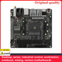 Used For ASROCK X470 Gaming-ITX/ac Gaming-ITX MINI ITX Motherboards Socket AM4 For AMD X470 Desktop Mainboard M,2 NVME USB3.0