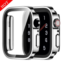 Waterproof Case for Apple Watch Ultra 49mm Screen Protector Straight Edge Bumper iwatch Series 9 8 7 6 5 SE 45mm 41mm 44mm 40mm