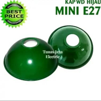 Kap Lampu Jalan Hijau Besi Minimalis dia. 7,5"(18-19cm) Termurah