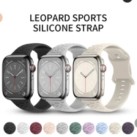 Apple silicone band for Apple watch938mm40mm41mm42mm44mm45mm49mm Leopard movement silicone band S4S5S6S7S8S9 iwatch series