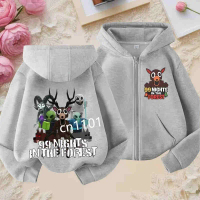 99 Nights in The Forest Zipper Hoodies Kids Anime Hooded Jacket Children Spring Autumn Cardigan Long