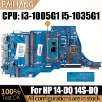 For HP 14-DQ 14S-DQ Laptop Mainboard DA0PADMB8G0 i3-1005G1 i5-1035G1 L70915-601 Notebook Motherboard