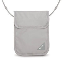 澳洲《Pacsafe》Coversafe X  RFID 防剪掛頸包 X75/RFID 掛式護照卡包 (灰色 10148103)