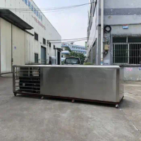 3T Per Day 5 Ton Ice Block Making Machine Import Compressor Ice Block Powder Machine ice block size 10/15/20/25/30KG CFR BY SEA