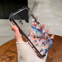 Silicone Casing For VIVO Y11 Y12 Y15 Y17 Y19 1901 1902 1906 1915 Four Corners Electroplated Anti-Dro