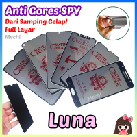 Anti Gores SPY for Luna V6 G5 X Pro Hitam Gelap Keramik Ceramic Privacy Matte Full Layar Privasi Gla