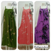 SEXY DRESS RAYON BALI/DASTER SINGLET WANITA SUPER JUMBO MUAT SMP 100KG