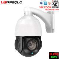 Onvif-compatible IMX307 IMX335 Hikvision-compatible 4k 8MP 5MP 3MP Outdoor POE IP PTZ Speed Dome Camera 36x Zoom PTZ IP Camera