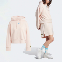 adidas Originals x Hello Kitty 粉紅 帽T 長袖 連帽上衣 女款 法國棉 愛迪達 IJ0681