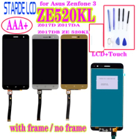 5.2" Original LCD For ASUS Zenfone 3 ZE520KL Display Touch Screen with Frame for ASUS Zenfone 3 ZE520KL LCD Z017D Z017DA Z017DB