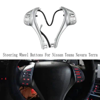 Car Multifunctional Steering Wheel Buttons Cruise Control Switch For Nissan Teana Navara Terra Parts Accessories