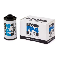 ฟิล์มขาวดำ Ilford FP4 Plus 125 35mm 36exp 135-36 Black and White Film ฟิล์มถ่ายรูป แบตกล้อง  ดิจิตอล