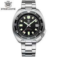 STEELDIVE SD1970 Automatic Mechanical Diver Watch Captain Willard NH35 Watches TURTLE Homage Water Resistant 200M Dive Watch Men