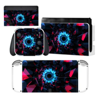 Black Hole Style Vinyl Decal Skin Sticker For Nintendo Switch OLED Console Protector Game Accessoriy NintendoSwitch OLED