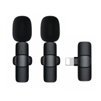 Lavalier Wireless Microphone for //Android/Laptop,Plug-Play Lavalier Microphone, Wireless Clip-on Microphone-B