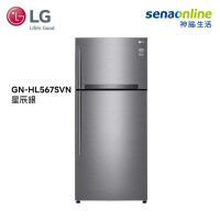 [贈基本安裝]LG 525公升 直驅變頻雙門冰箱 星辰銀 GN-HL567SVN