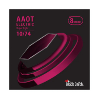 【BlackSmith】AANW-1074-8ST 碳纖維 AAOT 厚包膜 8弦 電吉他弦(原廠公司貨 商品保固有保障)
