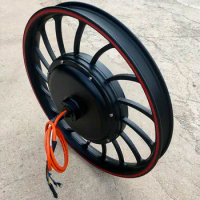 20inch BLDC Hub Motor+Wheel Gearless 36V48V60v1000w DISC BRAKE FRONT/REAR DRIVEN for Electric Bicycle NEED Tyre 20*2.5/20*2.125