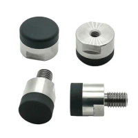 1pcs Rubber Coated Neodymium Magnet with Threaded Hole/Stud-Shock Absorption-Hardness Shore A90/70-OD10-25mm ACTG