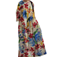 Pakaian Wanita, Koleksi Musim Panas Baharu 2023, Longgar, Leher Bulat, Fesyen, Mewah, Lengan Panjang