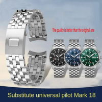 Higt quality Stainless Steel Watchband for IWC Pilot Mark 17 18 IW377714 IW377717 IW377710 Watch Strap Bracelet for Men 20m 21m