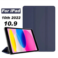 For New iPad 10 2022 10th Generation A2696 PU Leather Tablet Folding Smart Cover Funda for Apple iPad 10 9 Inch Protective Case