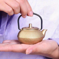 1PC Mini 50ml Japanese Cast Iron Teapot Set Funny Tea Pot Kettle Drinkware Infusers High-grade Tools