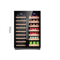 Modern high-end European style light luxury simple constant temperature wine cooler refrigerated wine cellar