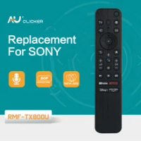RMF-TX800U Voice TV Remote Control Replace For Sony Smart TV A80K X80K X95K X90K HRD LED Smart TVs.