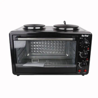 New Product electric pizza ovens structure 38L electric oven 1500W with 2 hot plates