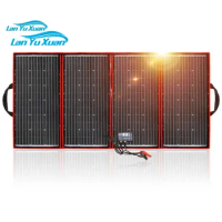 300W 12V/18V High Efficience Monocrystalline Flexible Foldable Portable Solar Panel for Powerbank/Camping Caravan/Boat/Car