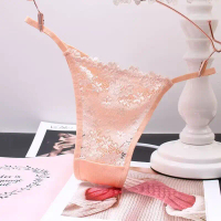 Celana Dalam Wanita Low Waist G String  5C105 Renda Nyaman Lingerie Lembut Katun