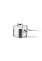 KORKMAZ Korkmaz 316 Stainless Steel Pot Proline 18/10 Stainless Steel Sauce Pot with Cover 16x10 cm (A1157) - Mad (Made in Turkey)