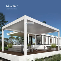 Electirc Modern Design Canopy Tent Bioclimatica Louver System Pvc Pergola Roof Gazebo