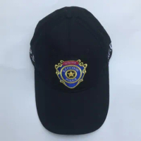 Biohazard 2 Raccoon Police Embroidery Hat Black Cosplay Baseball Cap