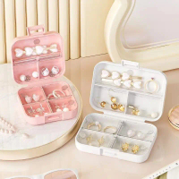 Hộp Đựng Bông Tai, Cầm Tay Và Nhỏ Gọn, Hộp Sắp Xếp Đồ  Sức Khi Đi Du Lịch, Thích Hợp Cho Học Sinh, H