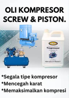 oli kompresor angin (5 Liter) Toupressor Educati untuk kompresor Screw dan Piston. 68