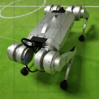 Intelligent quadruped, Robot Dog, actuator CAN communication attitude balance, motor drive hardware and software open source
