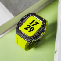 44/45mm Carbon Fiber Apple Watch Band Compatible Apple Watch 8/7/6/5/4/SE apple watch strap