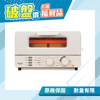 (福利品)【TECO東元】10公升雙旋鈕蒸氣烤箱-白 XYFYB1219 保固免運