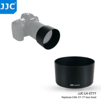 JJC ET-77 Lens Hood for Canon RF 85mm F2 Macro IS STM Lens on EOS R6 R5 RP R Ra C70 Camera, Fit with 67mm Filter &amp; 67mm Lens Cap