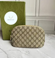 Gucci monogram cosmetic pouch