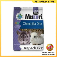 MAZURI Makanan Chinchilla 1KG 100% Pelet Chinchilla Asli Alfafa Kacang Soya Timothy Hay alfalfa hay 